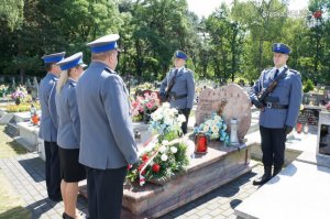 Rocznica śmierci sierż. Grzegorza Załogi z udziałem Komendanta Głównego Policji