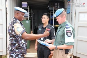 Policjant z Bielska-Białej z misją pokojową w Afryce