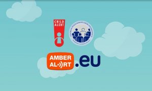 Loga: ChildAlert, AmberAlert i  Centrum Poszukiwań Osób Zaginionych