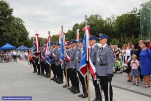 Dolnośląskie obchody Święta Policji - poczty sztndarowe