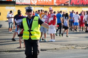 Policja zabezpieczała żużlowe Grand Prix