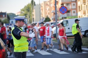 Policja zabezpieczała żużlowe Grand Prix