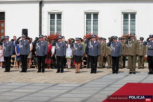 Uroczystość mianowania na stopień generalski nadinspektora siedmiu oficerów Policji oraz jednego oficera Biura Ochrony Rządu w Belwederze.