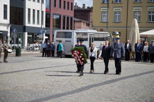 Uroczystość upamiętniająca poległych w Miednoje