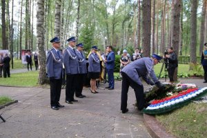 Uroczystości na Polskim Cmentarzu Wojennym w Miednoje