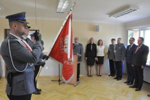 Podpisanie porozumienia dotyczącego utworzenia nowego posterunku Policji i wręczenie odznaczeń funkcjonariuszom ratującym ludzkie życie