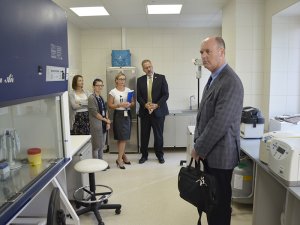 Wizyta przedstawicieli Uniwersytetu New Haven w Zakłądzie Biologii CLKP