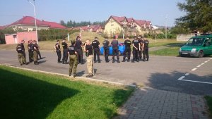 Policjanci kończą przygotowania do misji na terenie Węgier