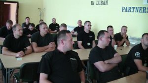 Policjanci kończą przygotowania do misji na terenie Węgier