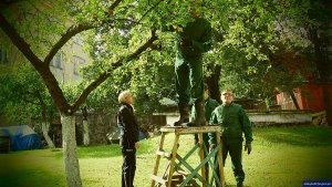 kolejny już raz oleccy policjanci podzielili się jabłkami