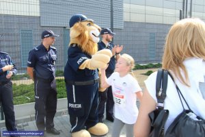 Bieg Uniwersytetu Medycznego we Wrocławiu - wśród startujących policjanci