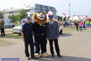 Bieg Uniwersytetu Medycznego we Wrocławiu - wśród startujących policjanci