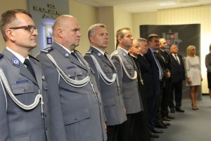 uroczystość wręczenia medali, odznaczeń i wyróżnień zasłużonym policjantom, a także statuetki „Przyjaciel Policji Świętokrzyskiej”