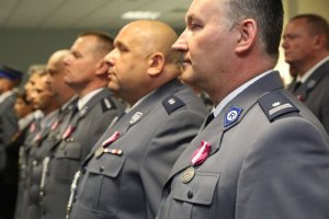 uroczystość wręczenia medali, odznaczeń i wyróżnień zasłużonym policjantom, a także statuetki „Przyjaciel Policji Świętokrzyskiej”