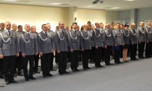 uroczystość wręczenia medali, odznaczeń i wyróżnień zasłużonym policjantom, a także statuetki „Przyjaciel Policji Świętokrzyskiej”