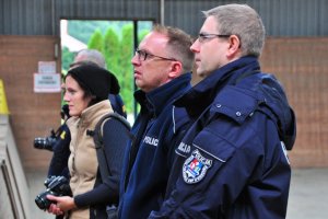 Policjanci podczas szkolenia Zespołów Konnych