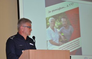 Podlaska Policja na rzecz bezpieczeństwa starszych osób – działania w ramach Europejskiego Dnia Seniora- Sympozjum