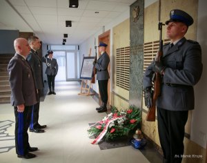 Komendant Główny Policji nadinsp. dr Jarosław Szymczyk uczcił pamięć poległych policjantów