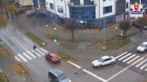 Potrącenie pieszego na przejściu dla pieszych