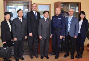 Przedstawiciele Zhejiang Police College w Hangzhou z wizytą w WSPol