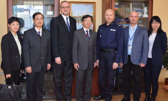 Przedstawiciele Zhejiang Police College w Hangzhou z wizytą w WSPol