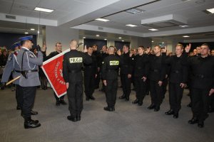 Uroczyste ślubowanie nowo przyjętych policjantów