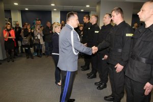Uroczyste ślubowanie nowo przyjętych policjantów