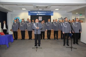 Uroczyste ślubowanie nowo przyjętych policjantów