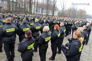 KWP Katowice Ślubowanie Policjantów