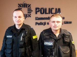 Pomoc policjantów uratowała życie