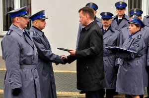 Uroczyste otwarcie posterunków Policji w Korczynie i Wiśniowej