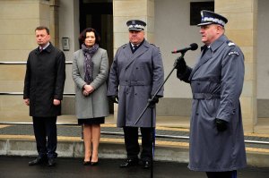 Uroczyste otwarcie posterunków Policji w Korczynie i Wiśniowej