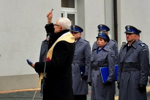 Uroczyste otwarcie posterunków Policji w Korczynie i Wiśniowej