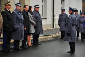 Uroczyste otwarcie posterunków Policji w Korczynie i Wiśniowej