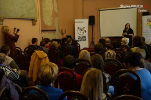 Żywieccy policjanci na konferencji „Nie daj się przemocy!”