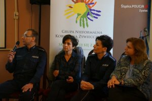 Żywieccy policjanci na konferencji „Nie daj się przemocy!”