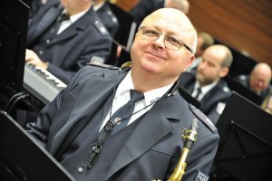 Uczestnicy międzynarodowej konferencję pod nazwą „25 lat współpracy Policji Lubuskiej i Landu Brandenburgia – gwarantem bezpieczeństwa regionalnego”