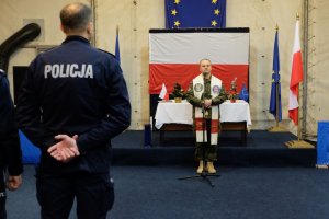 Delegacja z Komendy Głównej Policji ze świąteczną wizytą u polskich policjantów w Kosowie