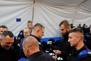 Delegacja z Komendy Głównej Policji ze świąteczną wizytą u polskich policjantów w Kosowie