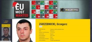 Poszukiwany za zabójstwo Grzegorz Zgrzebnicki wśród Najbardziej Poszukiwanych Przestępców Europy