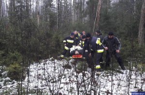 Policjanci i strażacy odnaleźli zaginionego 80-latka