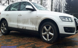 Policjanci odzyskali audi Q5 skradzione na terenie Włoch