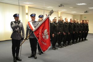 Ślubowanie nowo przyjętych policjantów