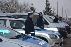 4 nowe radiowozy w suwalskiej komendzie