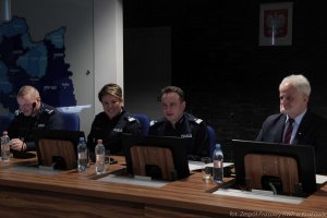 Odprawa roczna w Komendzie Wojewódzkiej Policji w Krakowie