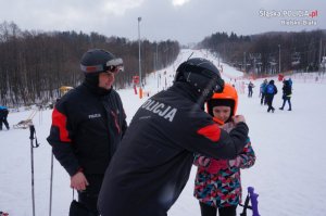 Policjanci na stokach narciarskich