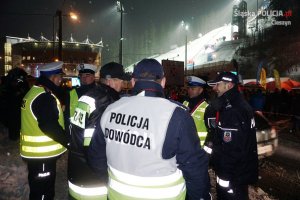 Policjanci zabezpieczali Puchar Świata w skokach narciarskich w Wiśle