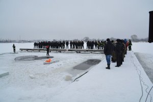 wspólne szkolenie policjantów i strażaków