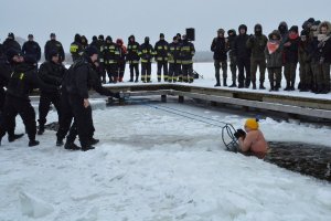wspólne szkolenie policjantów i strażaków