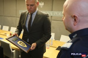 delegacja z Mołdawii z wizytą w KGP